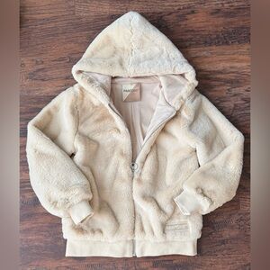 PANTONE by Forever 21, Kids Cream Fleece Coat